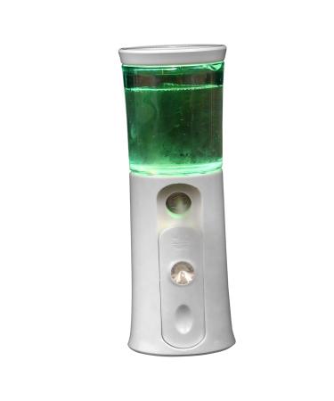 DRESSOOS 1 Set Hydrating Instrument Portable Face Steamer Hydrating Mister Facial Mister Handheld Abs White 12X4.5X4.3cm