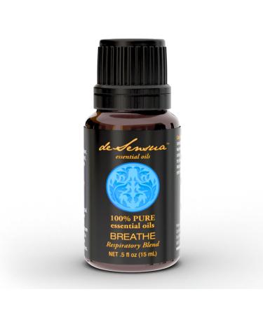 Breathe Oil Blend Essential Oils For Respiratory And Congestion Relief - 100% Pure - 15 ml