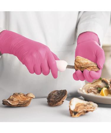 STRONG Disposable Pink Pearl Nitrile Examination Gloves - XL (1 Box of 100) | Medical, Industrial, Hair Beauty, Food, Janitorial | Powder-Free, Latex-Free - Buy Online on GoSupps.com