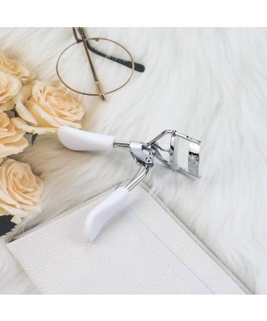 Buy White Makeup Eye Curling Tool - Comfortable Grip Cosmetic Lash Curler for Perfect Lashes | International Shipping Available - Buy Online on GoSupps.com