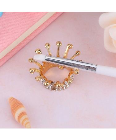 Rotekt 3 Types Crown Nail Art Brush Holder Set - Stylish Display Stand for Nail Art Tools - Buy Online on GoSupps.com
