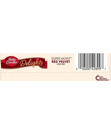 Betty Crocker Red Velvet Cake Mix 432g 15oz Red-Velvet 425.2 g (Pack of 1) - Buy Online on GoSupps.com