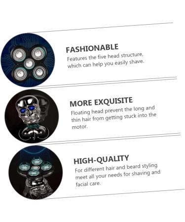FRCOLOR Men's Hair Clipper & Grooming Tools - Rechargeable Beard Clippers Nose Hair Trimmer & Electric Razor - Buy Online on GoSupps.com