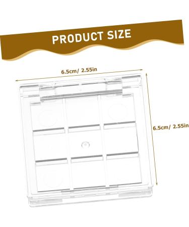  minkissy minkissy Set of 2 Empty Eyeshadow Grids Mini Makeup Eyeshadow Palettes - Buy Online on GoSupps.com