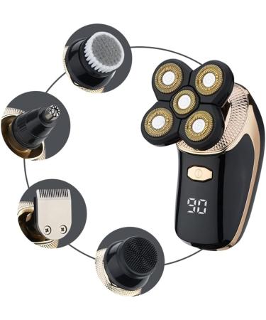 Buy 5-in-1 Electric Razor for Men | Rechargeable Bald Head Shaver & Grooming Kit - Worldwide Shipping - Buy Online on GoSupps.com