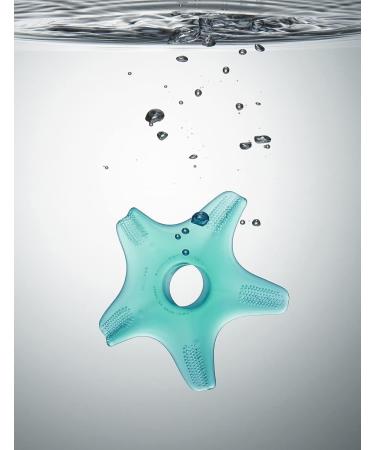 Miraloop Starfish Baby Bite Ring - Food-Safe Silicone Teether for Gum Massage | International Shipping - Buy Online on GoSupps.com