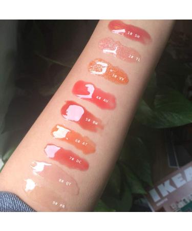 Maepeor Plumping Lipgloss - Moisturizing Liquid Lipstick for Women - Glitter Glossy Warm Nude Shade - Buy Online on GoSupps.com