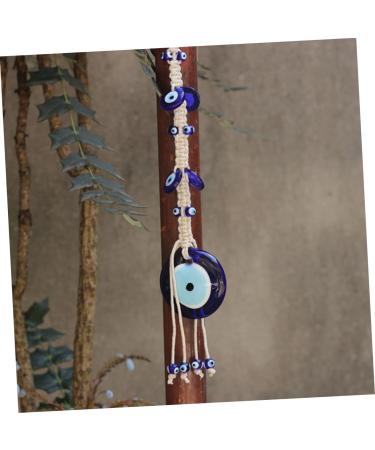 HAPINARY Home Accessories Decor 1pc Blue Eyes Wall Decoration Charm Necklace Car Decoration Blue Gems Evil Eye Wall Decoration - Buy Online on GoSupps.com