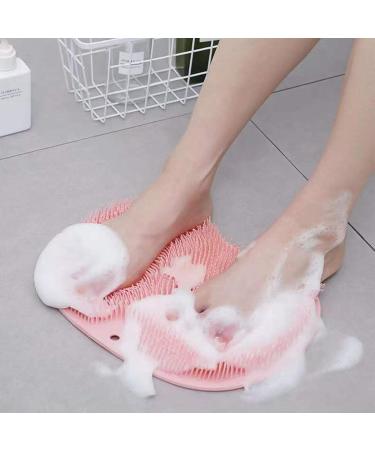 Shop Foot Brush for Shower - Non-Slip Silicone Massage Pad & Suction Cup | Relieve Tired Feet Effortlessly - Buy Online on GoSupps.com