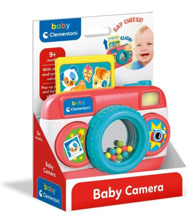 Clementoni Baby Camera | Educational Toy for Toddlers 0-10 Months | Multicoloured | International Shipping Available - Buy Online on GoSupps.com