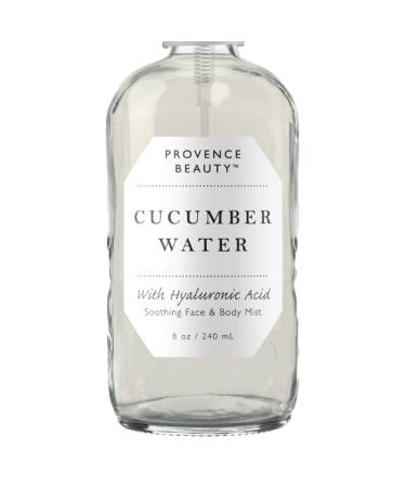 Provence Beauty | Face & Body Mist Spray - Soothing Cucumber Water With Moisturizing Hyaluronic Acid | Instant Soothing, Cooling, Conditioning | 8 FL OZ