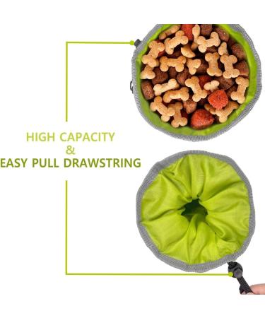 Tripolaco Versatile Dog Treats | Pet Training 2-Cup Capacity Integrated Feces Bag Dispenser & Clicker - Light Gray - Buy Online on GoSupps.com