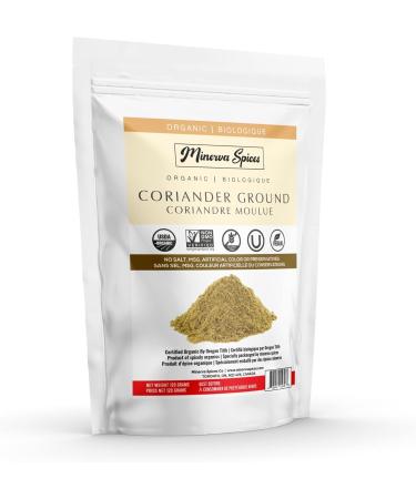 Minerva Spices Organic Coriander Ground 4 Oz 120 Grams Premium Quality 100% Pure Non-GMO Vegan Gluten-Free and Kosher Certified - Buy Online on GoSupps.com