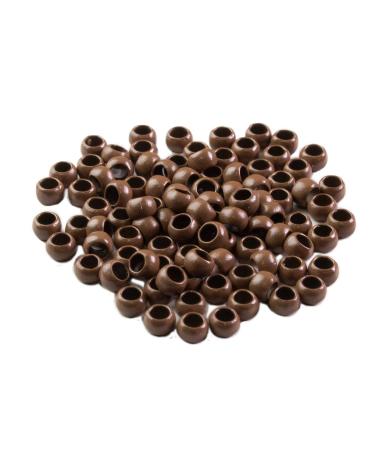 Hair2heart nanoringe #8 Dark blonde for gentle fastening of nano ring extensions hair extensions - 100 pieces - non -slip & perfect fit for fine hair