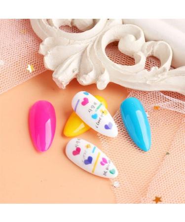 Manicure Valentine Water Tranfer Decals Sliders Red Pink Butterfly-shapeBow Love Heart 3D Nail Art Stickers(STZ-C019) - Buy Online on GoSupps.com