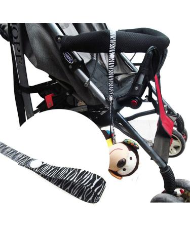 10pcs Adjustable Toy Strap Holder - Anti-Drop Bottle Clip Belt with Cartoon Patterns for Strollers | International Shipping - Buy Online on GoSupps.com