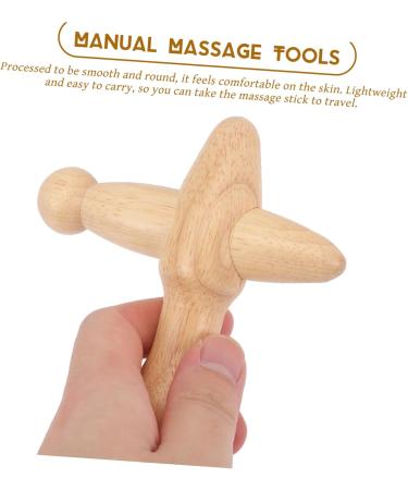 Wooden Foot Massager & Full Body Muscle Roller - Self-Massage Tool for Ultimate Relaxation - Buy Online on GoSupps.com