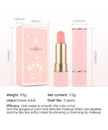 Cat's Paw Color Changing Lipstick & Lip Balm Set - Long Lasting Tinted Lip Stain for Women - Buy Online on GoSupps.com
