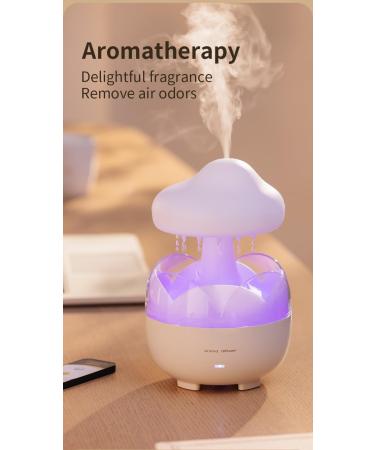 Rain Cloud Humidifier & Essential Oil Diffuser 3-in-1 | 7 Colors Night Light & Soothing Sounds | Perfect for Sleep | International Shipping - Buy Online on GoSupps.com