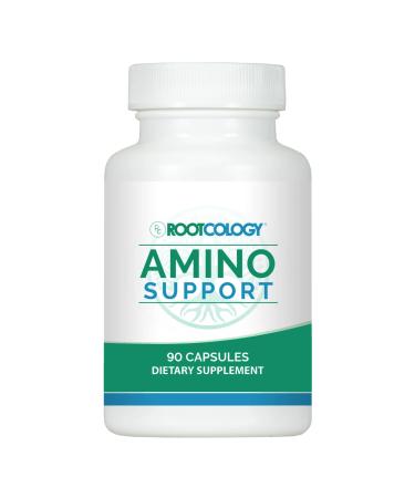 Rootcology by Dr. Izabella Wentz | Amino Support | Amino Acid Complex Capsules with L-Glutamine, Glycine & MSM | 90 Capsules