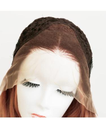ANDRIA Pink Long Lace Front Wig 24 Inch Loose Wave - Heat Resistant Synthetic Ombre Wig for Women - Buy Online on GoSupps.com