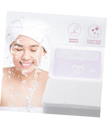 Housoutil 1000pcs Disposable Face Pads - Non Woven Makeup Gauze & Cleaning Cloth | Thicken Cotton Pads for Skincare & Makeup Accessories - Buy Online on GoSupps.com