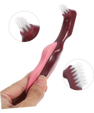 Combined 4-Piece Double-Sided Toothbrush Set for Prosthesis & Braces - Travel-Friendly Prosthetic Cleaner - Buy Online on GoSupps.com