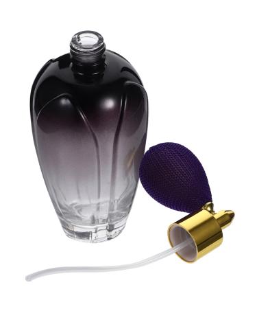 POPETPOP Perfume Bottle Perfume Refillable Dispenser Empty Perfume Container Perfume Spray Bottle Oils Clear Hair Gel Bottle for Perfume Old Fashioned Travel Purple Empty Bottle Glass 14.00X5.90X4.00CM Purple