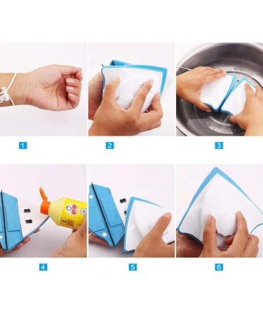 Double-Sided Window Cleaner Glass Cleaning Brush Glass Wiper Household Cleaning Tools with Anti-Falling Rope for High-Rise Double Glazed Windows with 3-24mm Thickness - Buy Online on GoSupps.com