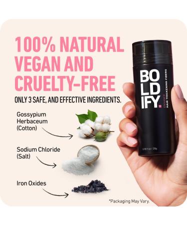 Boldify Thickening Spray + Hair Fiber (Dark Brown) + Shampoo Thicken Up Bundle: Volume Root Lift Texture for Thinning Hair - Buy Online on GoSupps.com