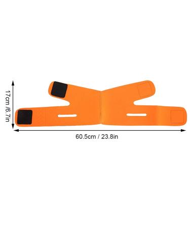 Face Bandage Slimming Mask - V Face Cheek & Chin Tightening Patch | Anti-Wrinkle Skin Care (Orange) - International Shipping - Buy Online on GoSupps.com