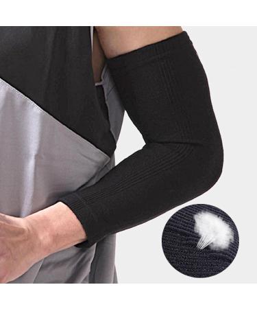 Perfk Compression Cuff Elbow Supports - Shockproof Stretch Arm Support Bandage for Golf Cycling Football & Sports (1 Pair Size S) - Buy Online on GoSupps.com