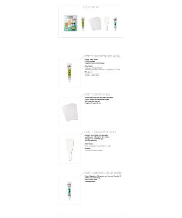 Footkiss Callus Removal Kit - Say Goodbye to Rough Skin - Buy Online on GoSupps.com