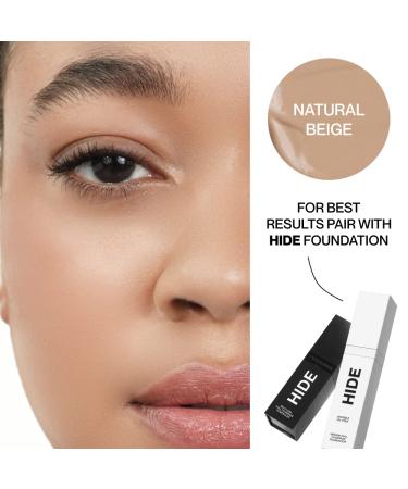 HIDE PREMIUM Liquid Multi-Use Concealer | Large Bottle 0.5 fl. oz. | Full Coverage Makeup for Acne, Dark Circles, and Blemishes | Oil-Free Formula | Shade Finder Included - Buy Online on GoSupps.com