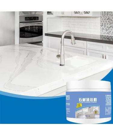 Marble Oil Stain Cleaner Stone Cleaning Powder Cleaning Powder for Kitchen Oil Stain Remover and Varnish for Marble Tile Granite Stove (110g) - Buy Online on GoSupps.com