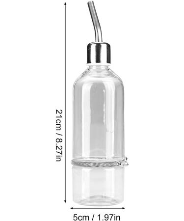 Garosa Pet Feeder Automatic Pet Water Dispenser Practical Parrot Water Drinking Feeding Bottle with Stainless Steel Ball Nipple (S) Bird Feeding Supplies Bird Feeding Supplies - Buy Online on GoSupps.com