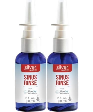 American Biotech Labs Silver Biotics Sinus Rinse | Sprayer | 2 fl. oz. (Pack of 2)