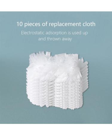 Fovolat Ceiling Fan Duster Portable Washable Duster | Household Cleaning Supplies Electrostatic Duster Feather Brush with 10 Replacement Heads for Window Furniture - Buy Online on GoSupps.com