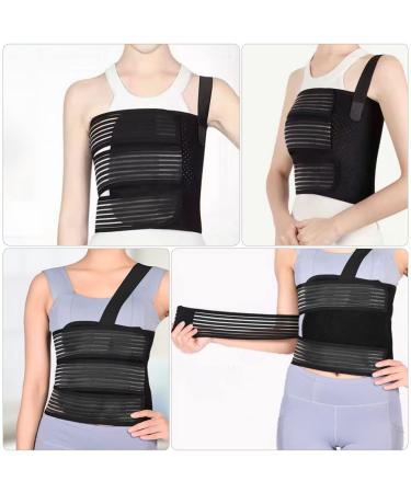 Healeved Fracture Fixation Belt & Elastic Rib Brace - Adjustable Chest Bag & Abdominal Binder for Men & Women - Ideal for Rib & Waist Support - Buy Online on GoSupps.com