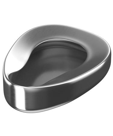 Stainless Steel Bedpans Bed Pans with Lid for Bed Bound Patient Spill Proof Bed Pans for Elderly Females Easy to Wash to Elderly Patients