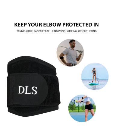 Elbow Brace for Tendonitis & Tennis Elbow Relief | Unisex Elbow Sleeve & Pads for Optimal Support - Buy Online on GoSupps.com