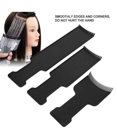3-Piece Balayage Highlighting Board Set - Professional Black Hair Color Board for Salon Hair Dye Applications - Buy Online on GoSupps.com