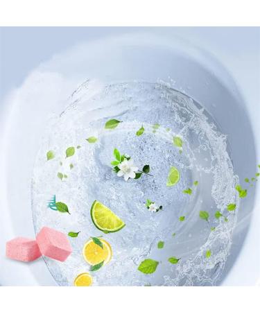 5pcs Toilet Bowl Cleaner Tablets Bathroom Toilet Tank Cleaner Strong Detergent Household Toilet Bacteriostatic Effervescent Tablet (Blue) - Buy Online on GoSupps.com