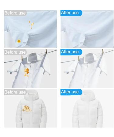 Laundry Stain Removers - Efficient 120ml Spray and Wash Stain Remover Grease and Blood Stain Remover for Clothes Stain Remover for Fabric Hats Oil Red Wine Ink Armpit Pinnkl - Buy Online on GoSupps.com