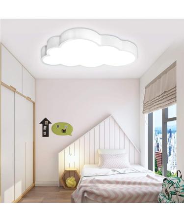 Uisebrt 48W Dimmable Cloud Ceiling Lamp with Remote - Modern Children's Room Lighting for Kindergarten & Bedroom - Buy Online on GoSupps.com