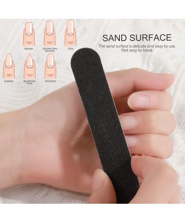 FANDAMEI 20PCS Professional Manicure Tools Kit | Nail Files & Buffers Set with Rectangular Nail Buffer Block and 100/180 Grit Nail File | 7 Way Nail File & Nail Polishing Buffer | Nail Care Tool in Black - Buy Online on GoSupps.com