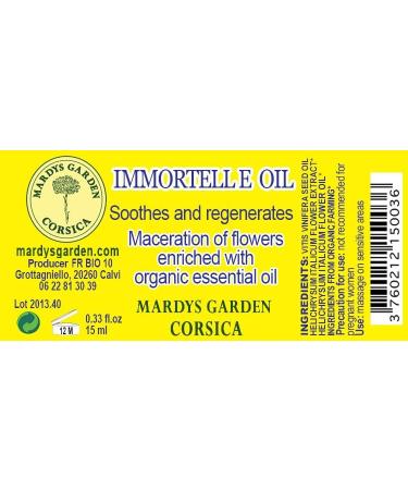 Organic Immortelle Oil 15ml - Soothes & Regenerates | Premium Helichrysum Essential Oil from Corsica - Shop Now! - Buy Online on GoSupps.com