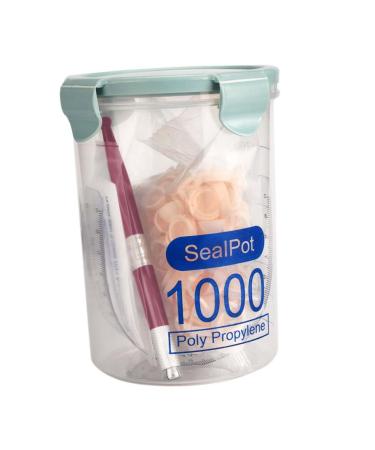 Beavorty Pen Kit Lip Liner Pencils Pot Red Ruler Eyebrow Microblading with Storage Kit Pen Ring Embroidery Cup Lip Liner Marker 1 count (Pack of 1) Red