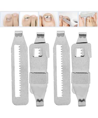 2PCS Ingrown Toenail Corrector Stainless Steel Paronychia Correction Tool with 2 Replacement Corrector for Effective Pain Relief for Toenail Correction - Buy Online on GoSupps.com
