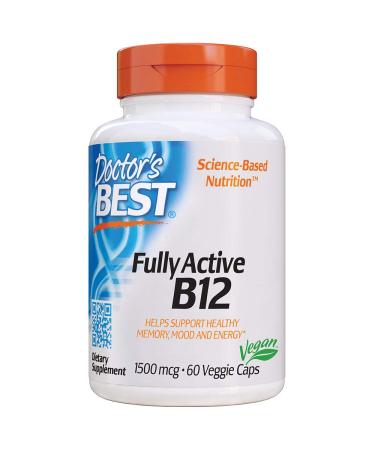 Doctor's Best Best Fully Active B12 1500 mcg 60 Veggie Caps